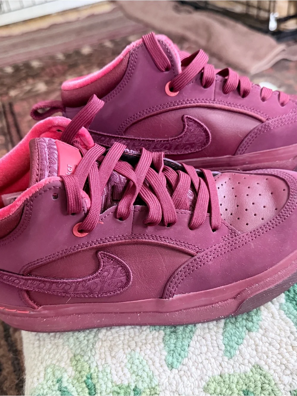 Nike Leo Baker Red Skate Sneaker